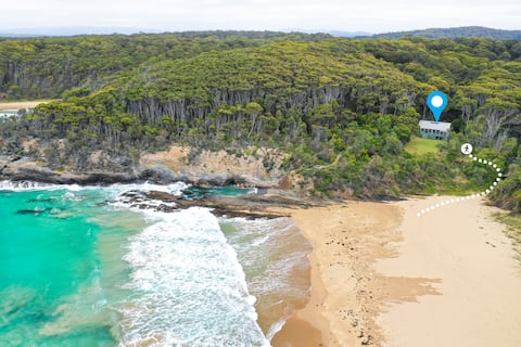 Beachfront serenity and seclusion