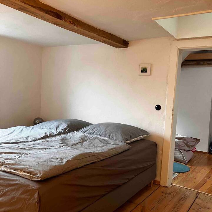 Спална соба 1 со единечни кревети (кутија-пролет) - споена тука како двојна 