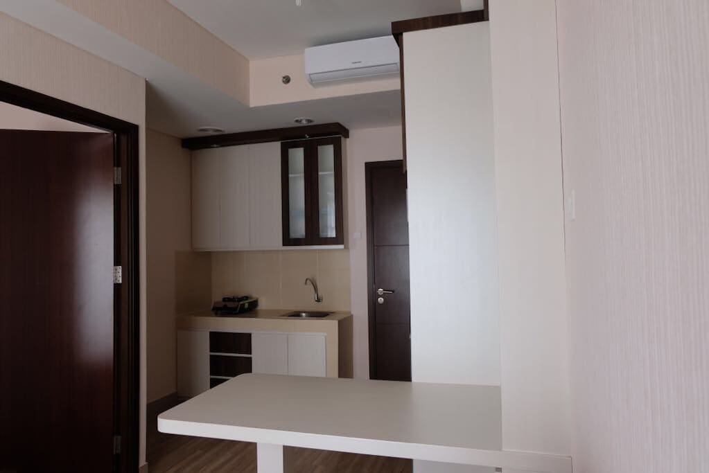Kitchen and front door