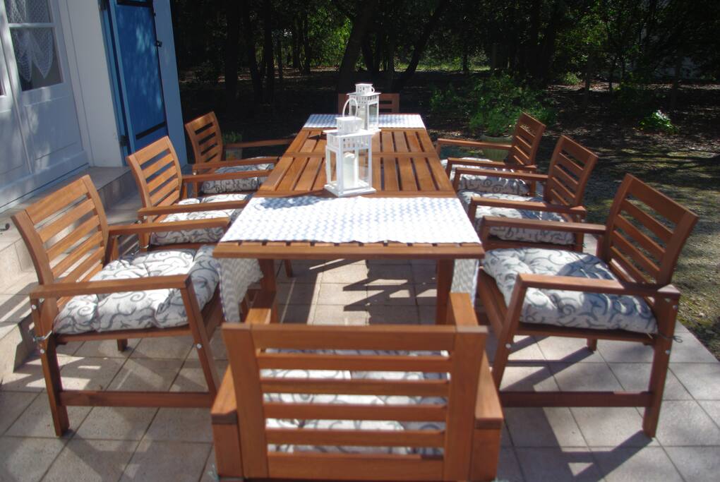 Salon de jardin super confort plein sud