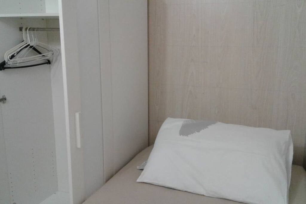 Comfortable solo room.