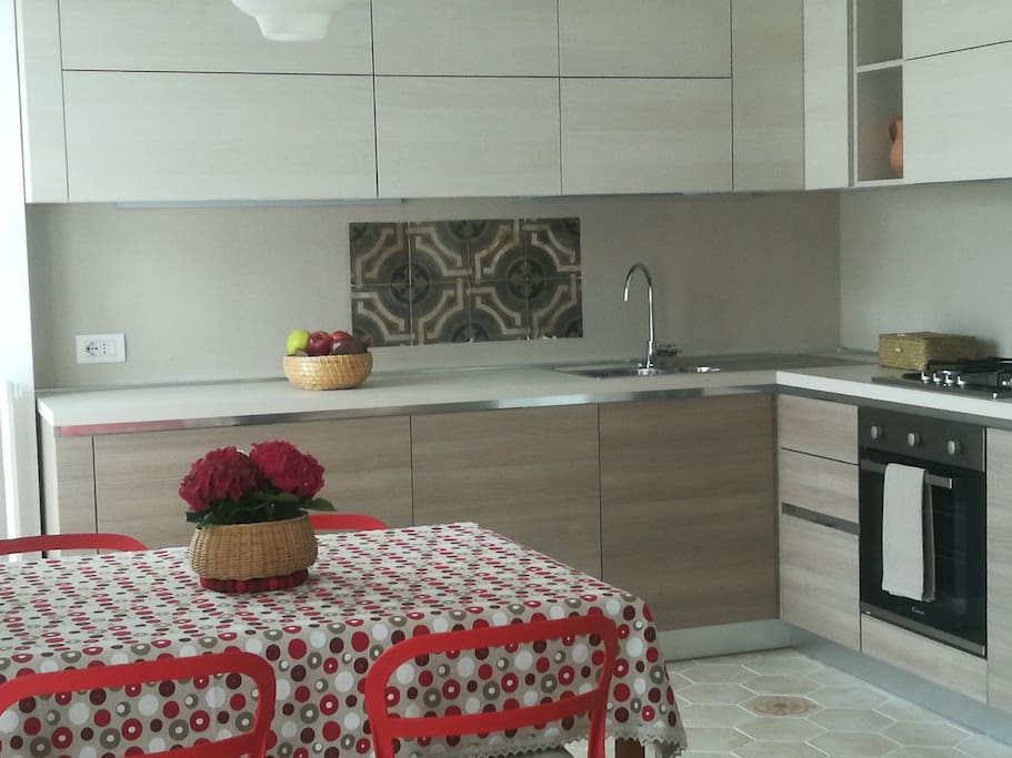 kitchen with dining table