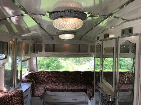 Popular Airbnb listing: Bell Tent & Chrome Caravan with Private Bathroom in Great Yarmouth