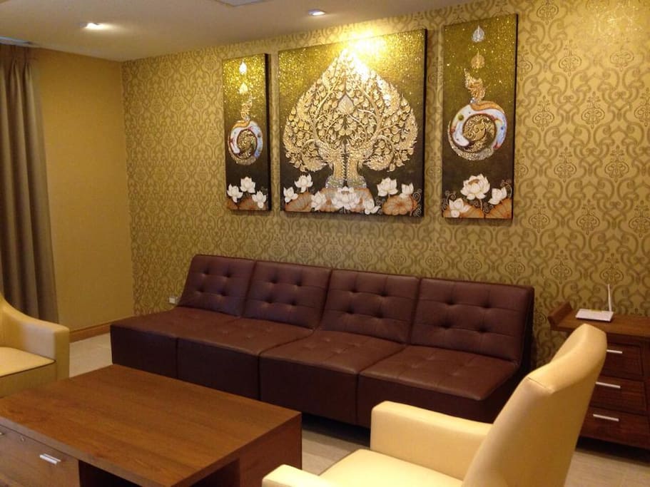 spacious living room