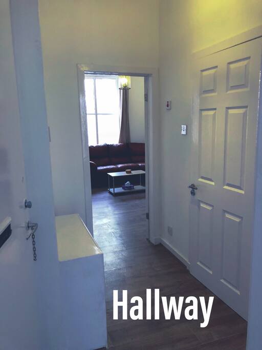 Hall way view from the front door (looking left)