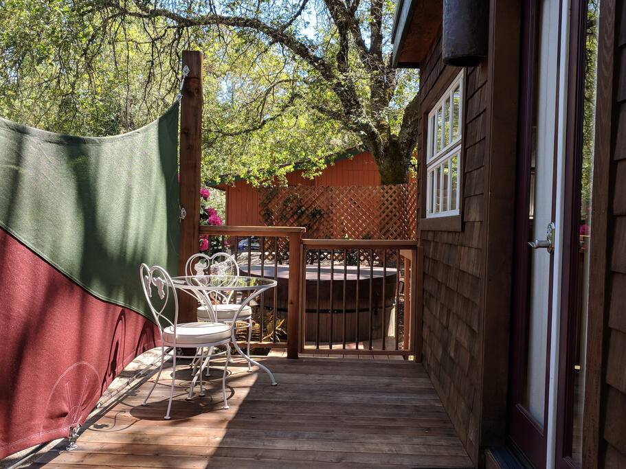 Screened in deck