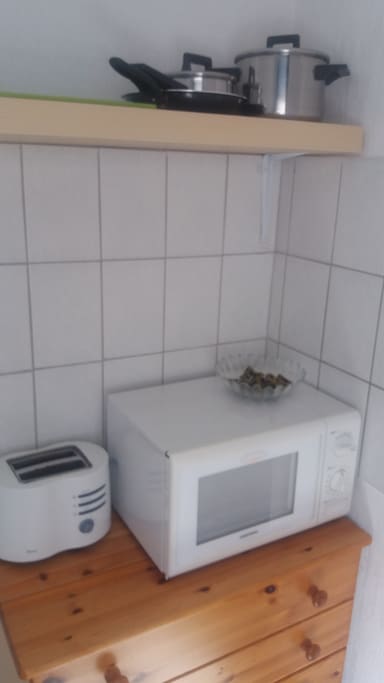 Toaster und Mirkowelle