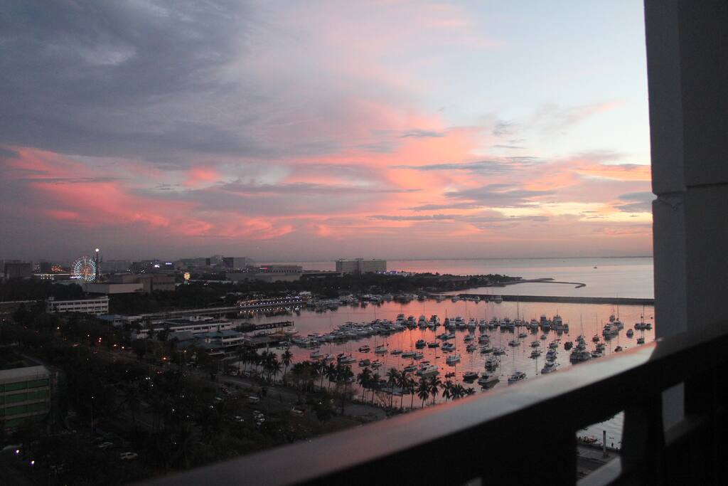 view from my balcony (sunset)