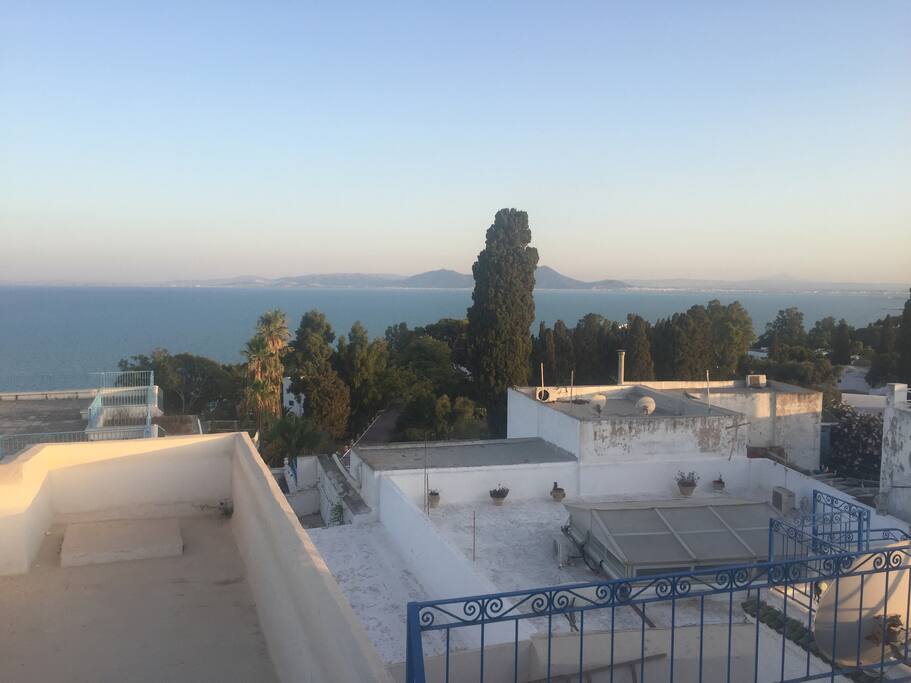View from terrace