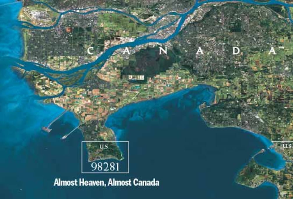 Point Roberts USA in Canada