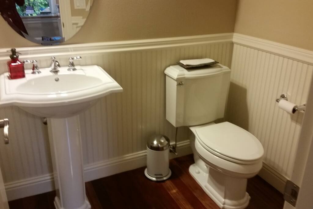 Half bath downstairs