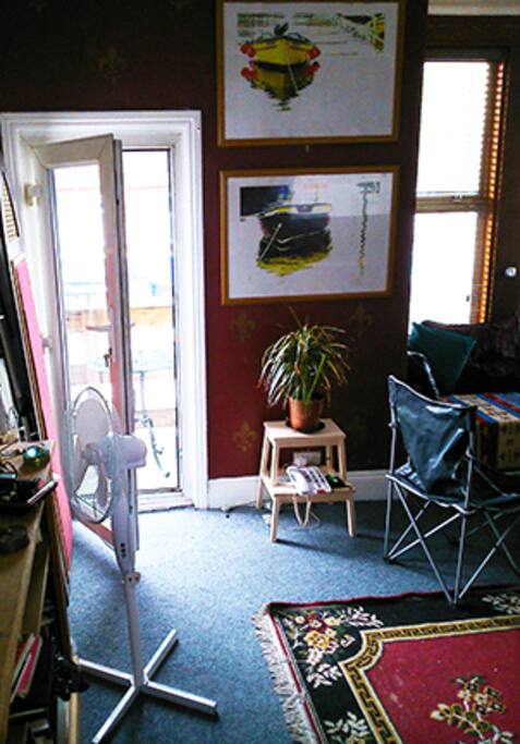 Door to balcony