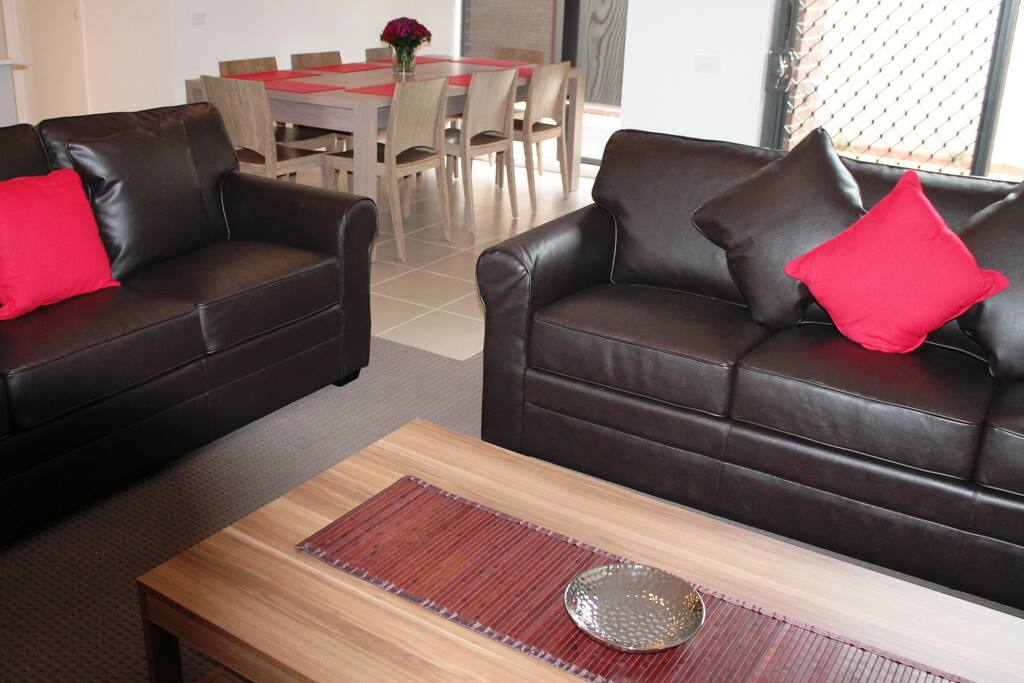 Open plan living area