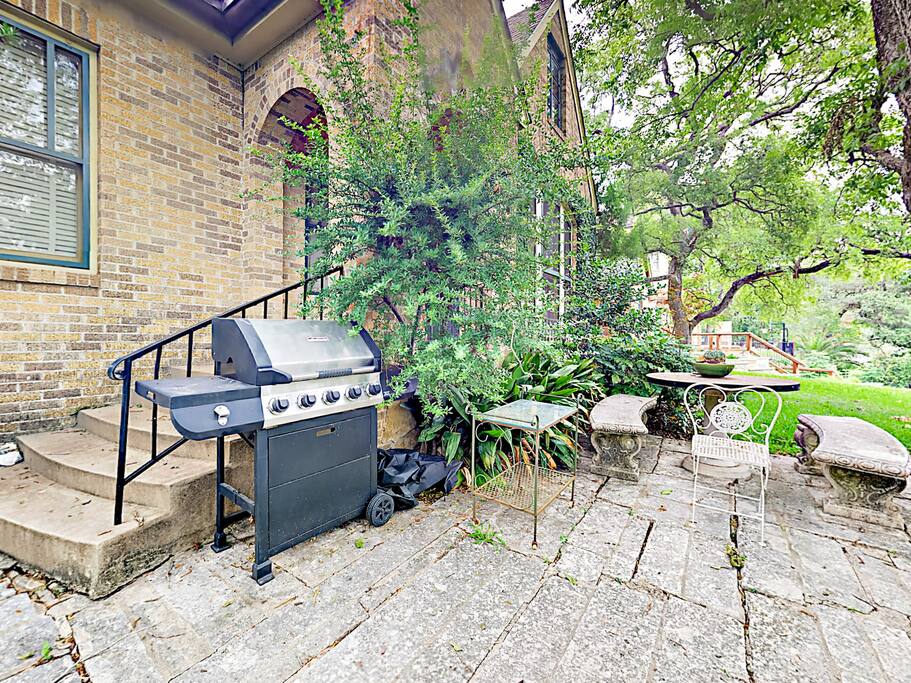 Grill your favorites on the BBQ.