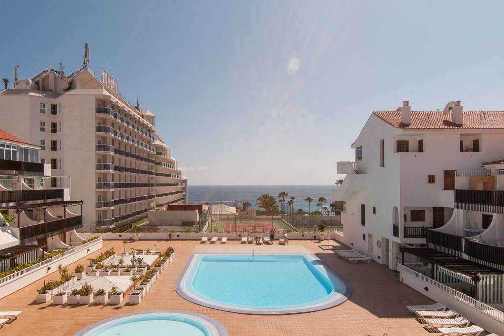 View from our balcony