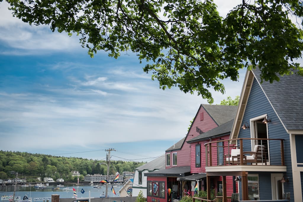 Incredible views of Boothbay Harbor.