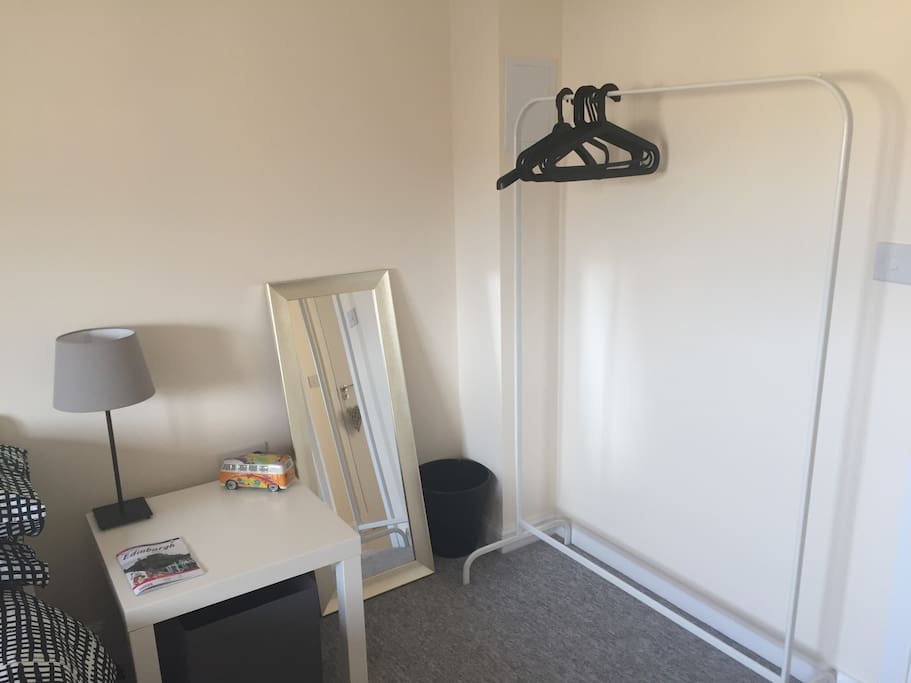 Space to hang clothes