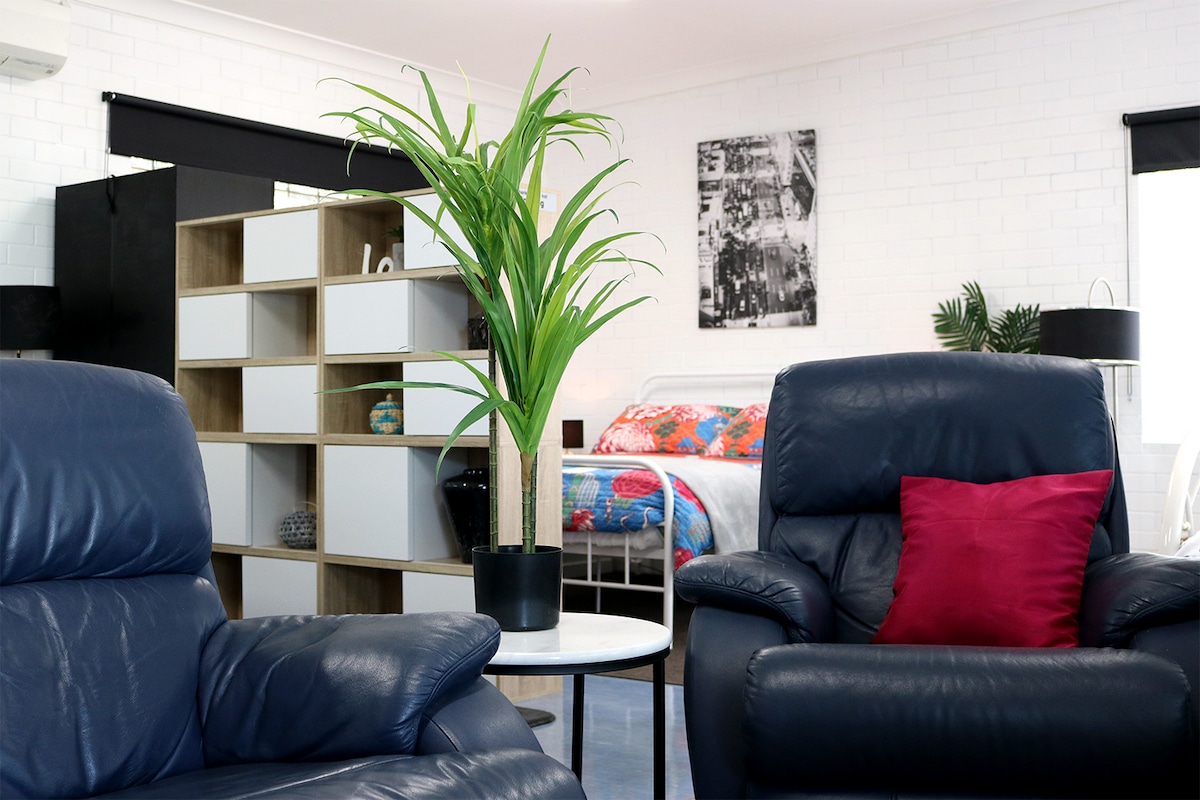 Annonce Airbnb populaire: McNally Lodge Family Unit 3 à Yarrawonga