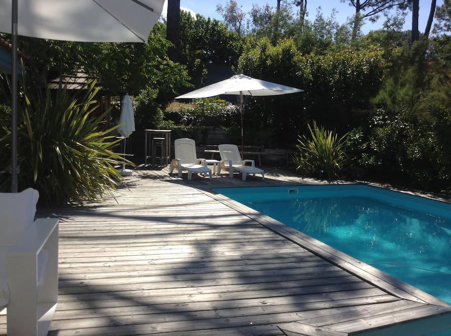 La terrasse + piscine