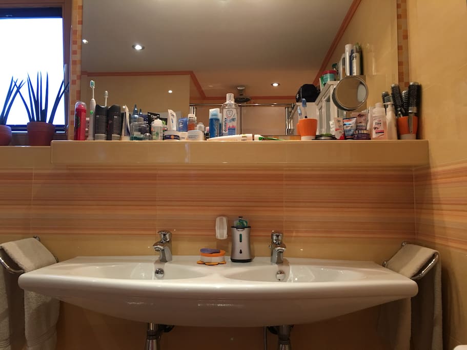 House bathroom shared with the guests