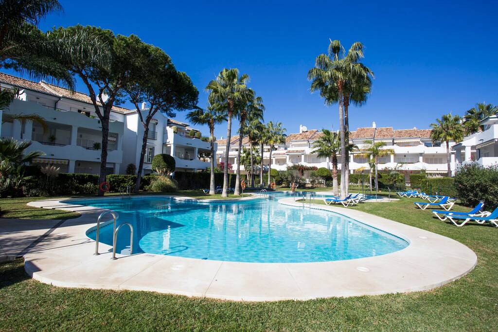 One of the 4 pools.
This is the pool adjacent to the flat.