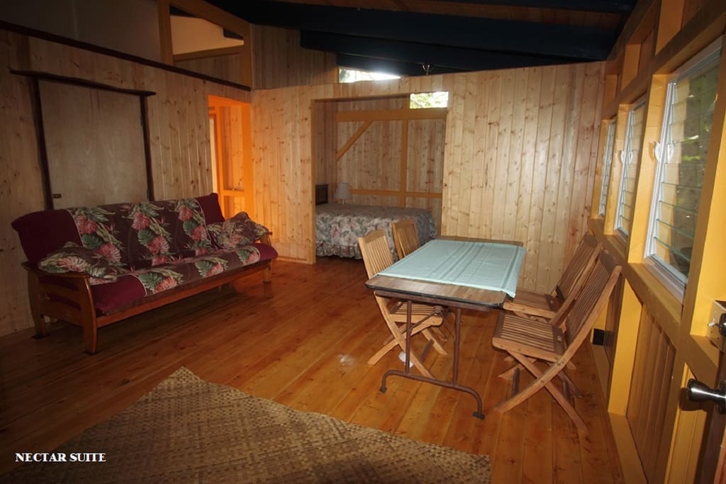Lots of light and air and two ceiling fans