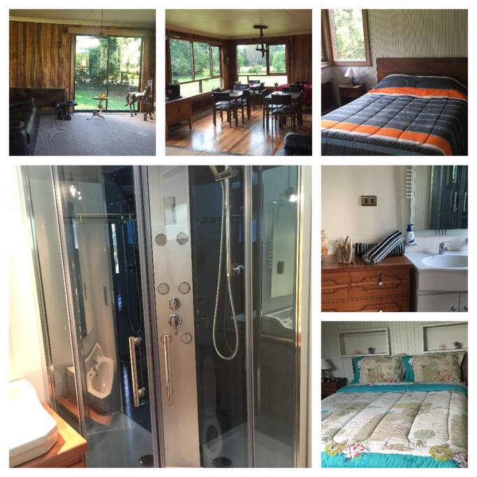 Living, comedor, habitación, baño