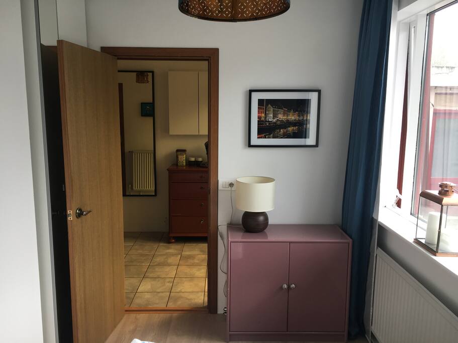 Cabin and closet in bedroom