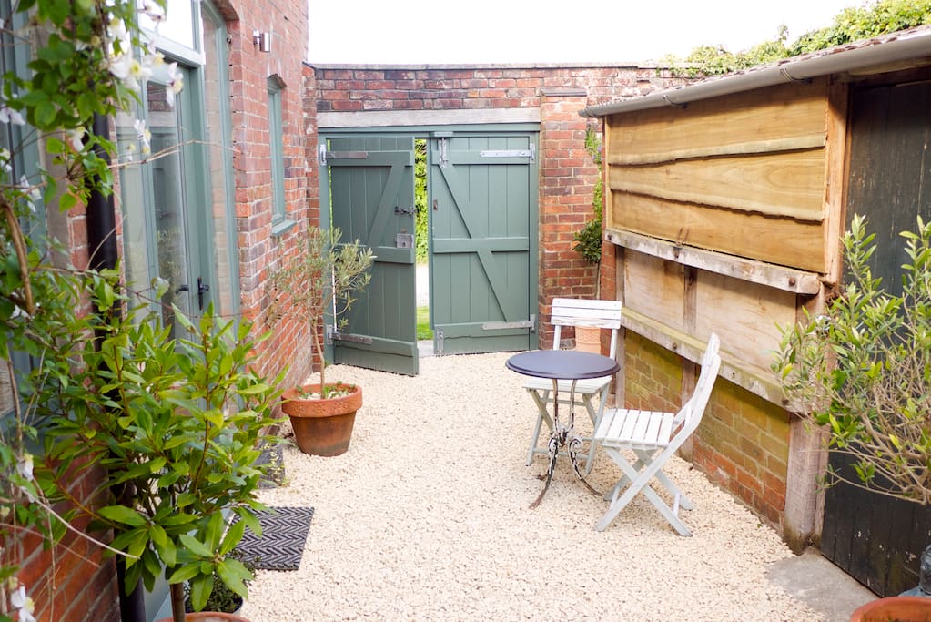 Private Courtyard for guests.