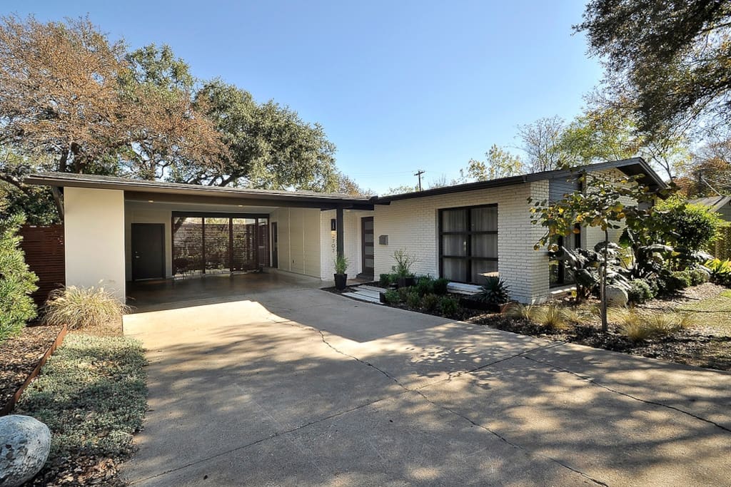 Driveway and carport