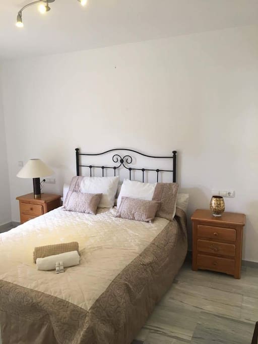 Bright sunny double room with small terrace