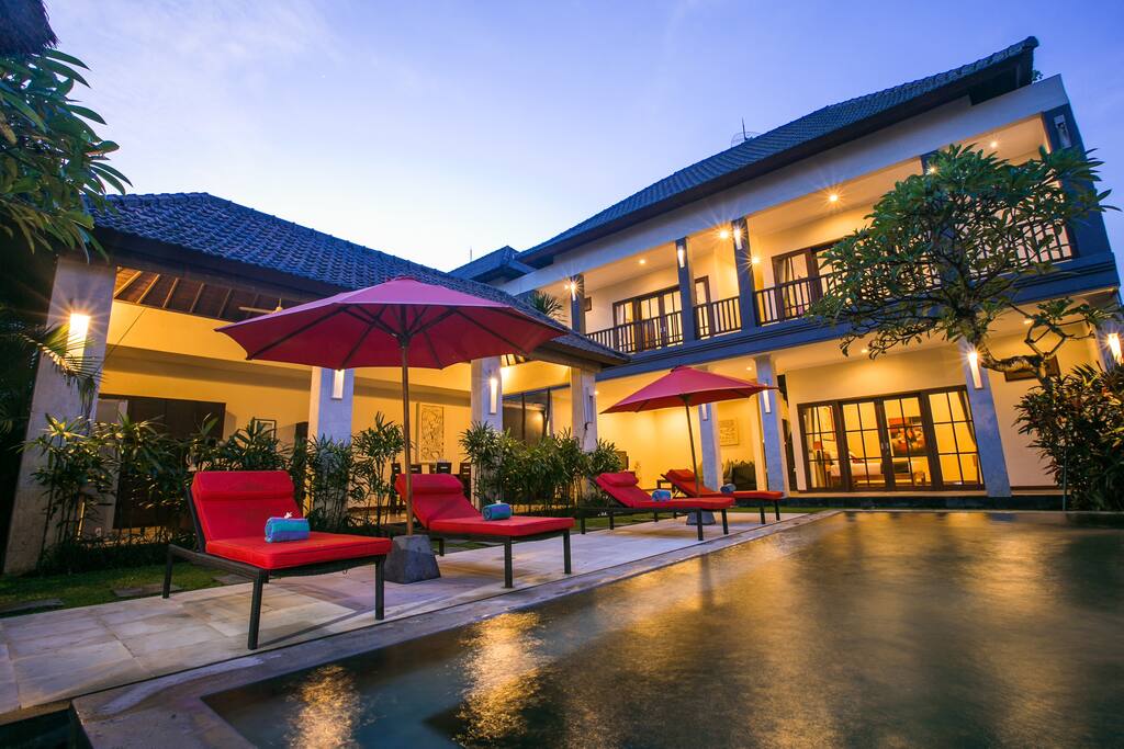 Guests entire private pool villa