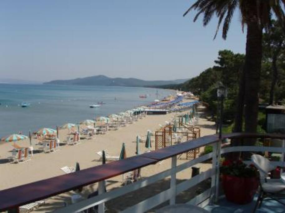 spiaggia attrezzata