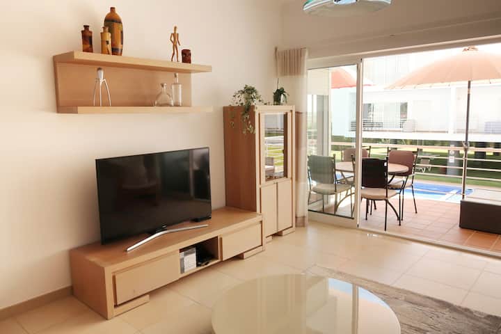 Unique Waterfront Apartment, Beach, Pool & Nature - Fuseta