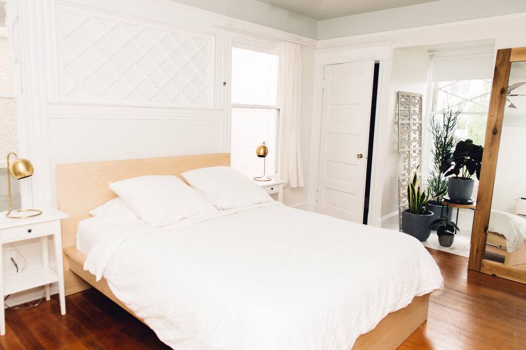 A view of the room from the doorway
