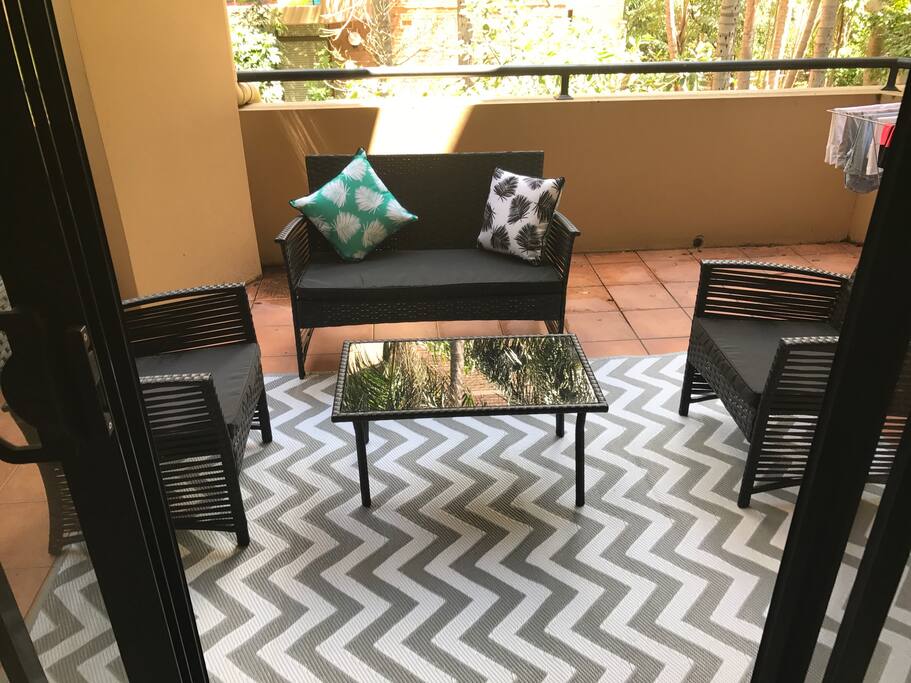 Large balcony