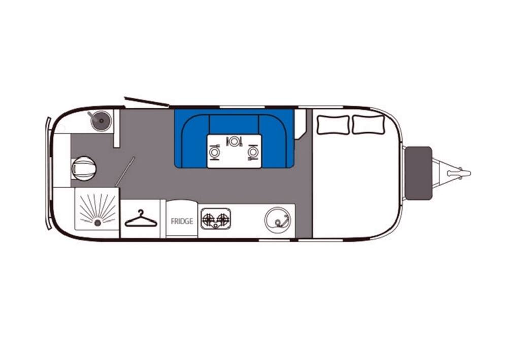Fully self contained with toilet and indoor shower.
