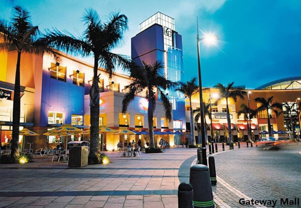 Gateway mall.
from the house to there 1km