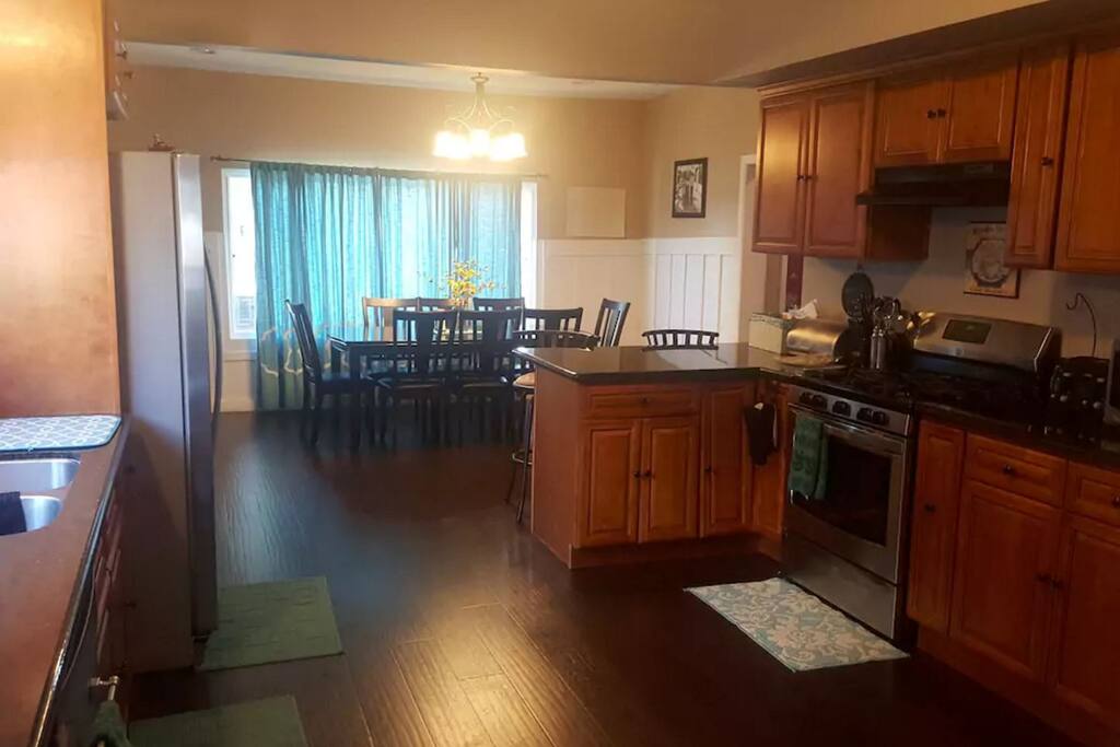 Kitchen and dining room