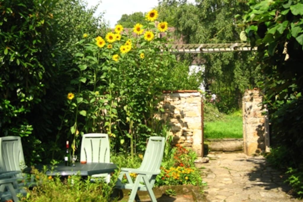 Terras van de gîte