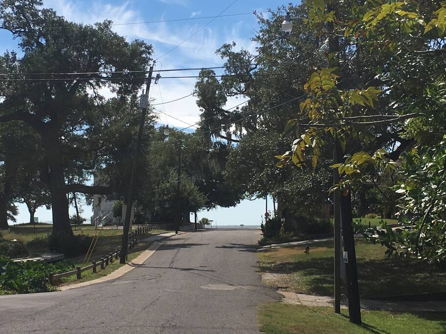 View of Beach from Front Yard