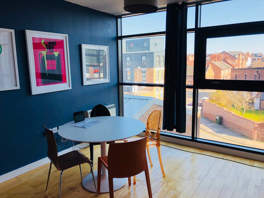Dining area with great views
