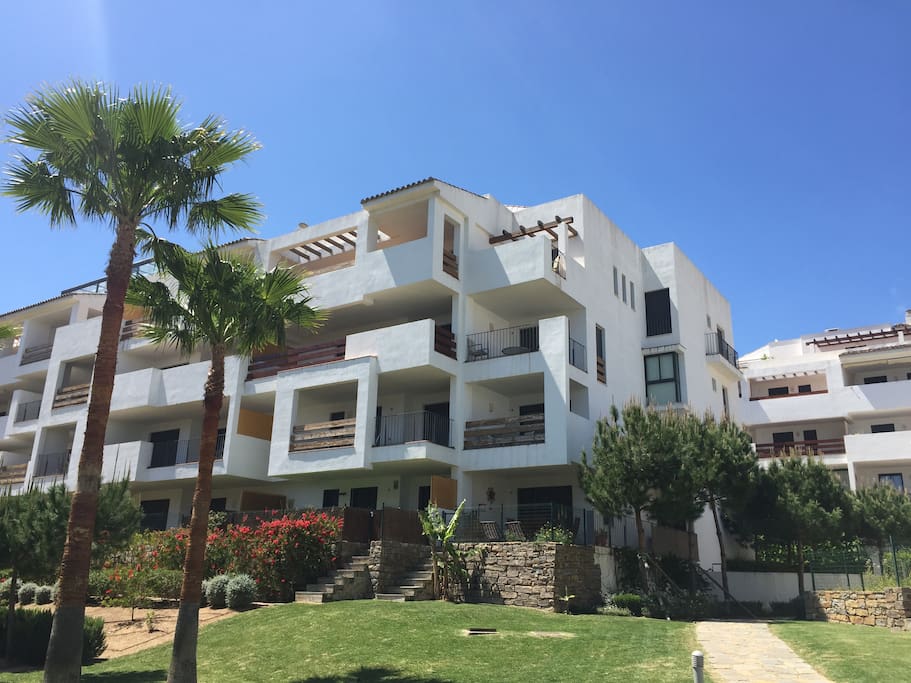 Ground floor apartment with large terrace