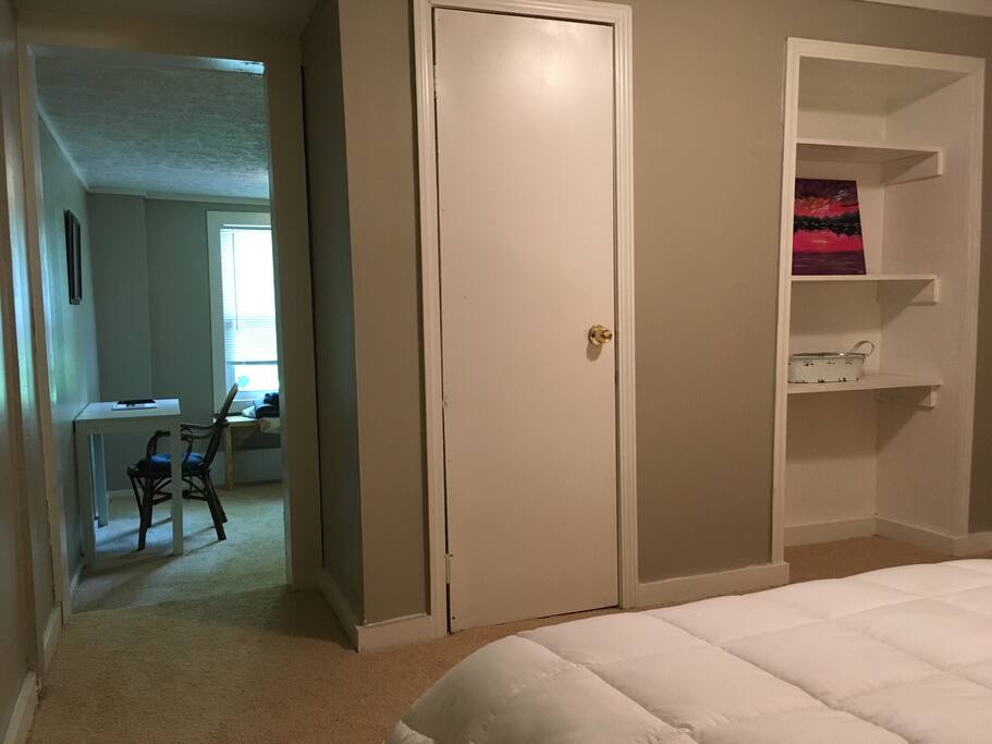 Bedroom view to adjoining room.