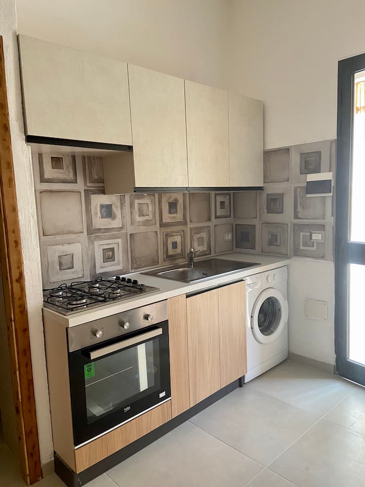 Two-room apartment with Garden