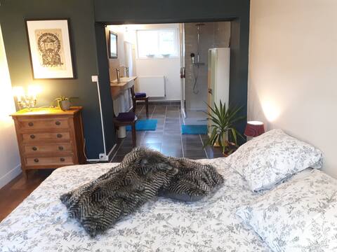 Room in large quiet house 15km Troyes
