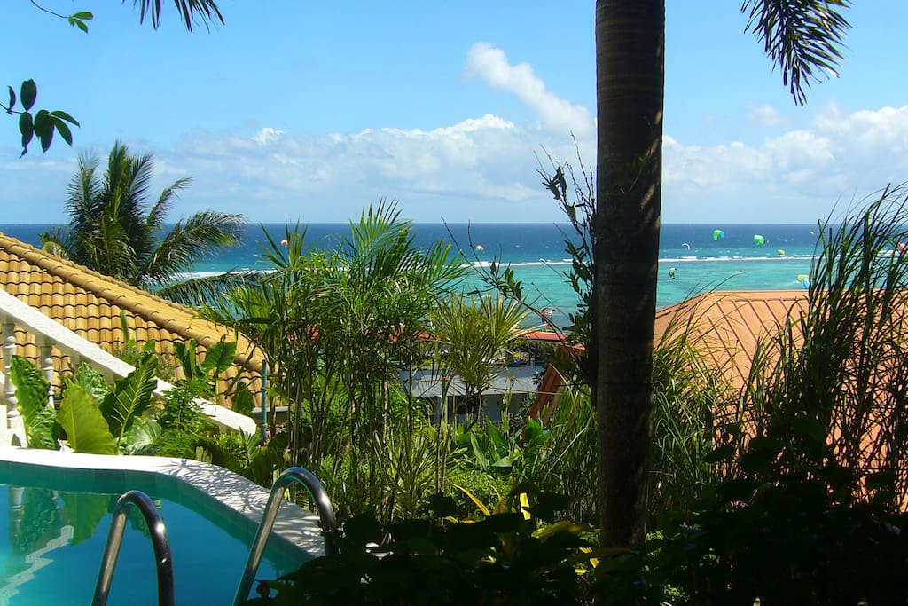 Ocean view from this 1. Floor South Apt.