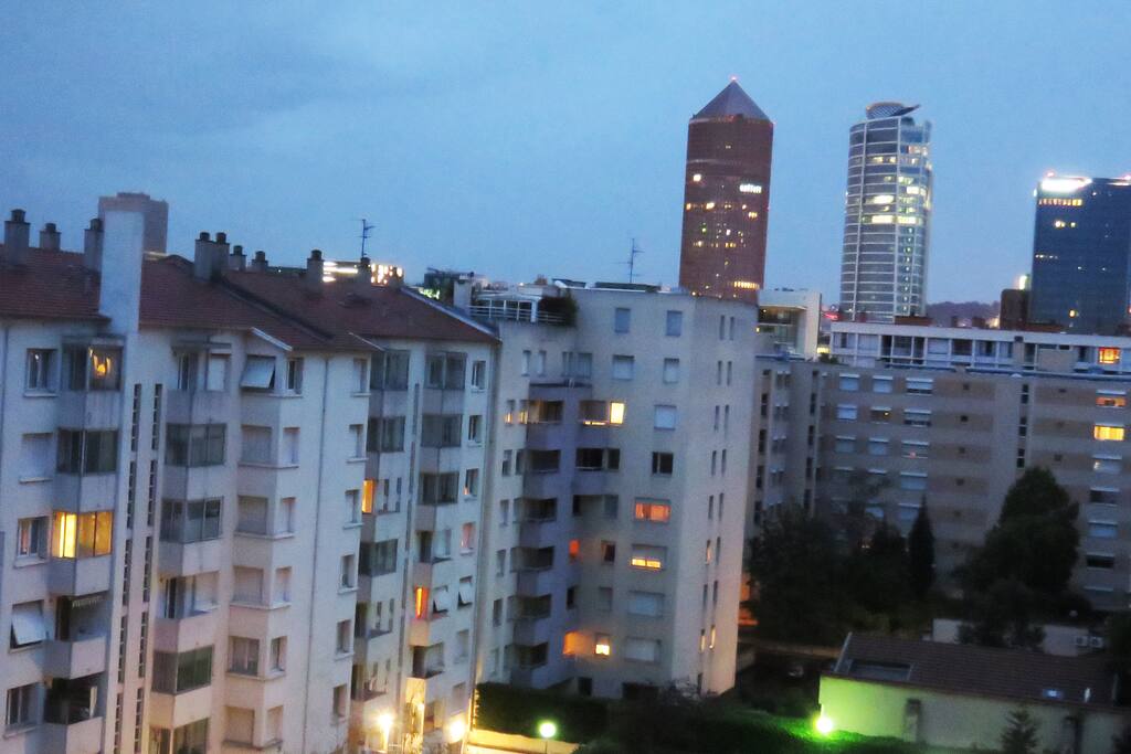 Vue sur quartiers Part Dieu