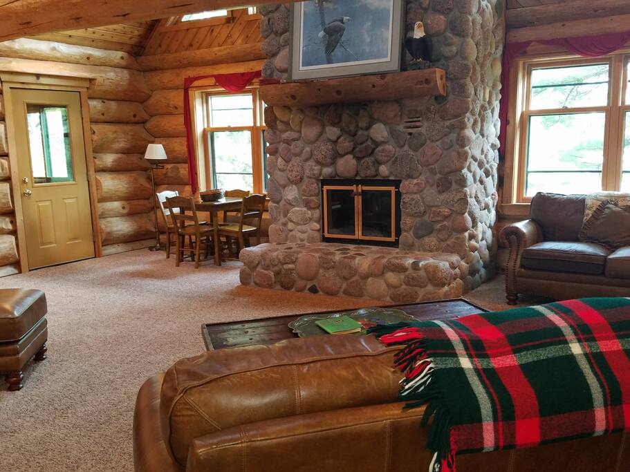 Living Room relaxing by the fireplace