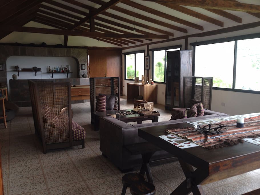 Hacienda House, 4 bedrooms each with private bathrooms,